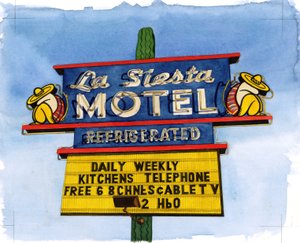 La Siesta, 2004 (wc on paper)